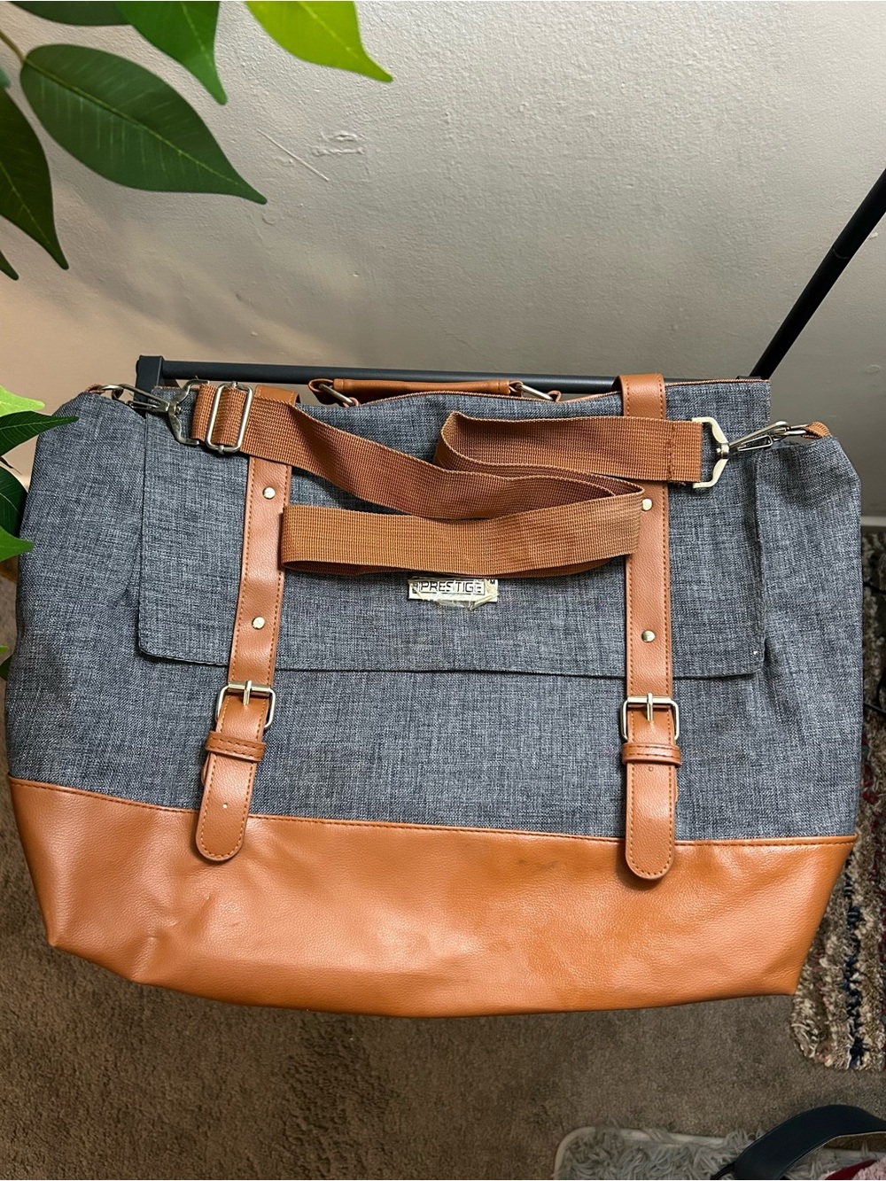 Unisex Travel Suit Messenger + Laptop Bag.